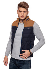 MĘSKI BEZRĘKAWNIK WRANGLER TECH VEST BISON BROWN W4671X5TD