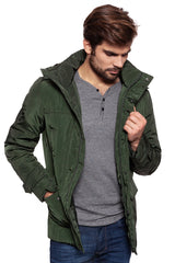 KURTKA ZIMOWA WRANGLER PARKA JACKET GREEN GABLES W4715Y2TF