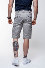 KRÓTKIE SPODENKI WRANGLER CARGO SHORT STEEL GREY W15CP8296