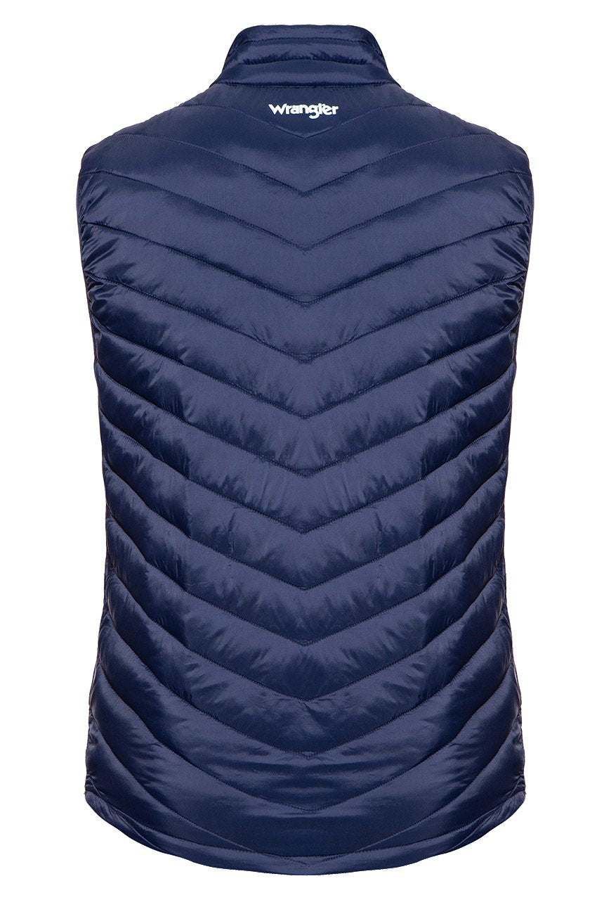 MĘSKI BEZRĘKAWNIK WRANGLER PUFFER VEST NAVY W4667X435