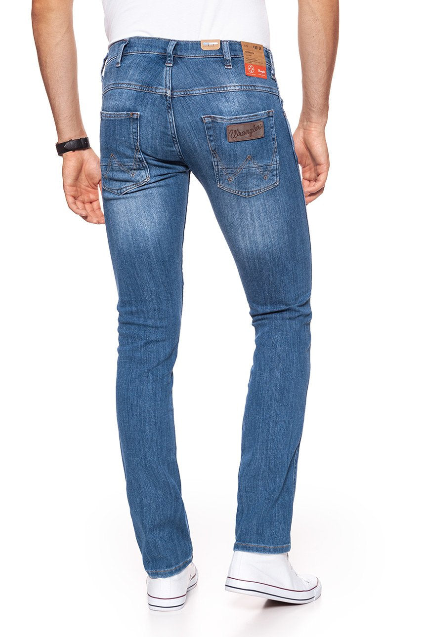 JEANSY MĘSKIE WRANGLER SPENCER MIDBLUE FLAX W1849675P