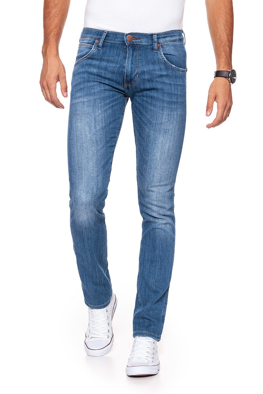 JEANSY MĘSKIE WRANGLER SPENCER MIDBLUE FLAX W1849675P