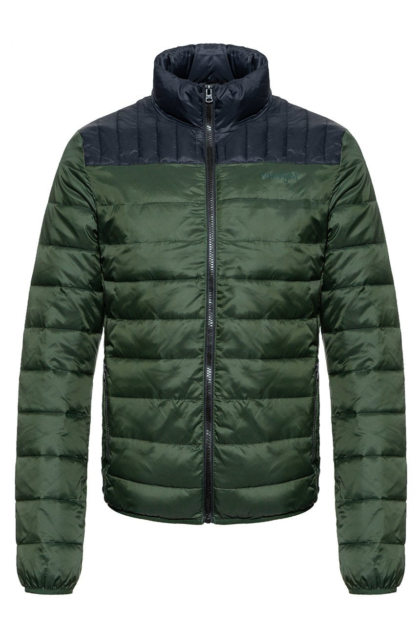 KURTKA ZIMOWA WRANGLER BOMBER GREEN GABLES W4657WYTF