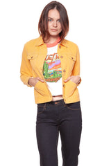 DAMSKA KURTKA JEANSOWA WRANGLER HERITAGE JACKET YELLOW W405DM22F