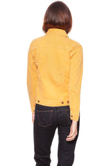 DAMSKA KURTKA JEANSOWA WRANGLER HERITAGE JACKET YELLOW W405DM22F