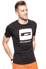 JACK & JONES T SHIRT CREW NECK BLACK 12134696