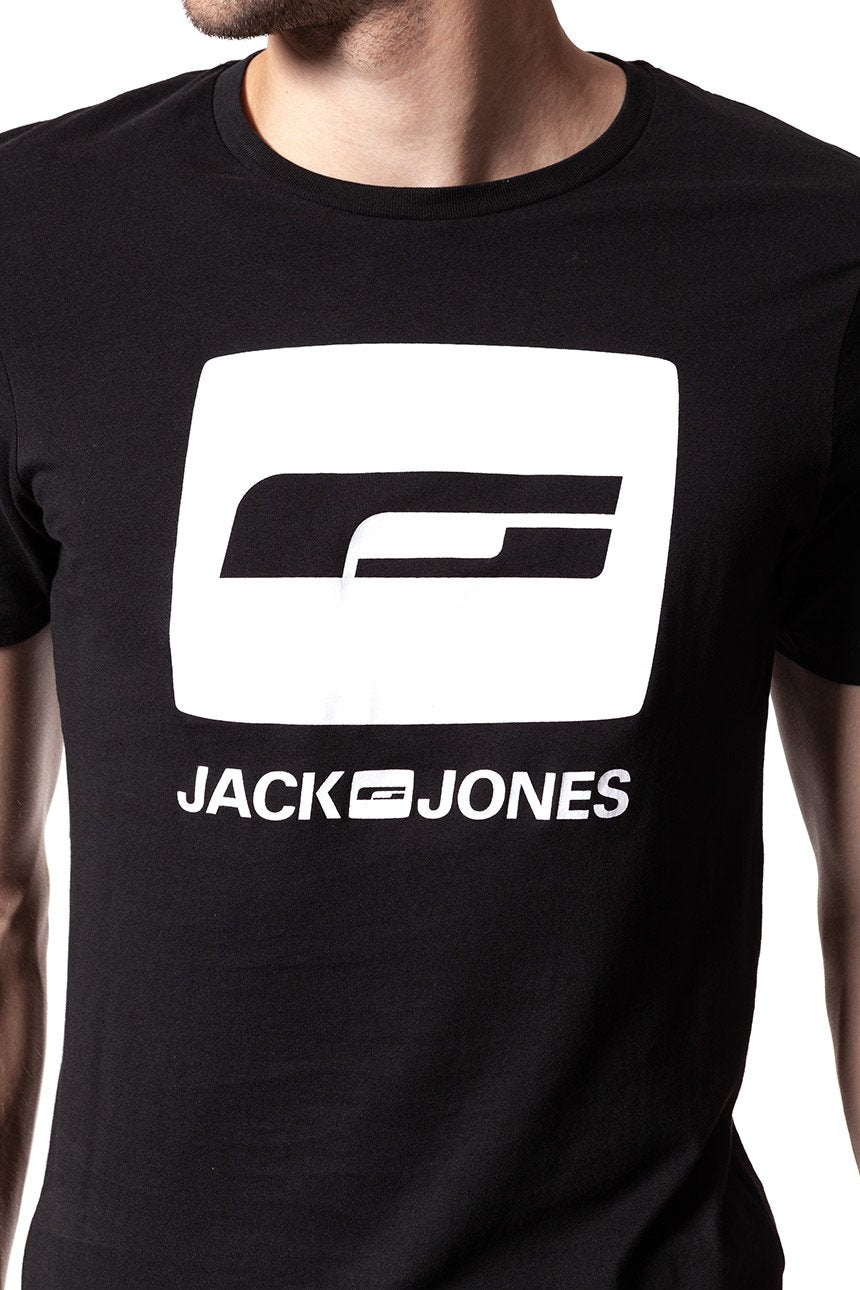 JACK & JONES T SHIRT CREW NECK BLACK 12134696