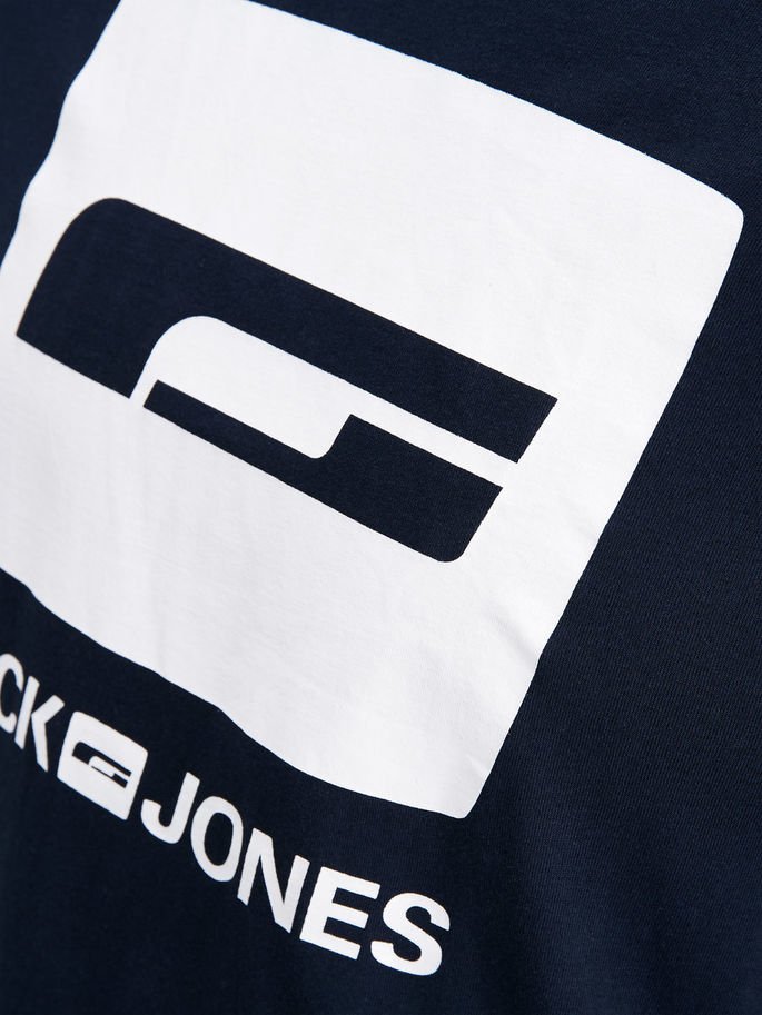 JACK & JONES T SHIRT CREW NECK BLUE 12134696      $