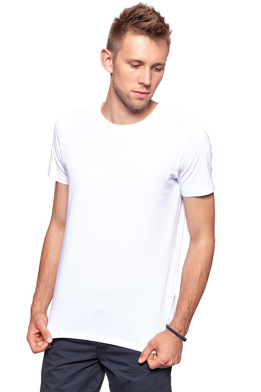 JACK & JONES T SHIRT T-SHIRT CREW NECK NOOS WHITE 12119550