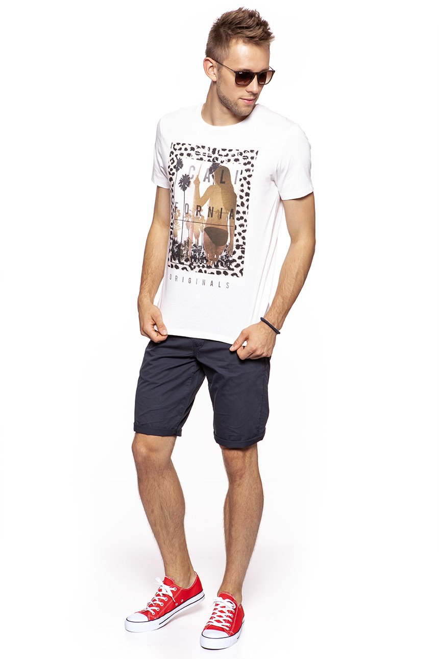 JACK & JONES T SHIRT CREW NECK CLOUD DANCER 12116711