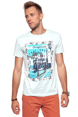 JACK & JONES T SHIRT CREW NECK SURF SPRAY 12116711