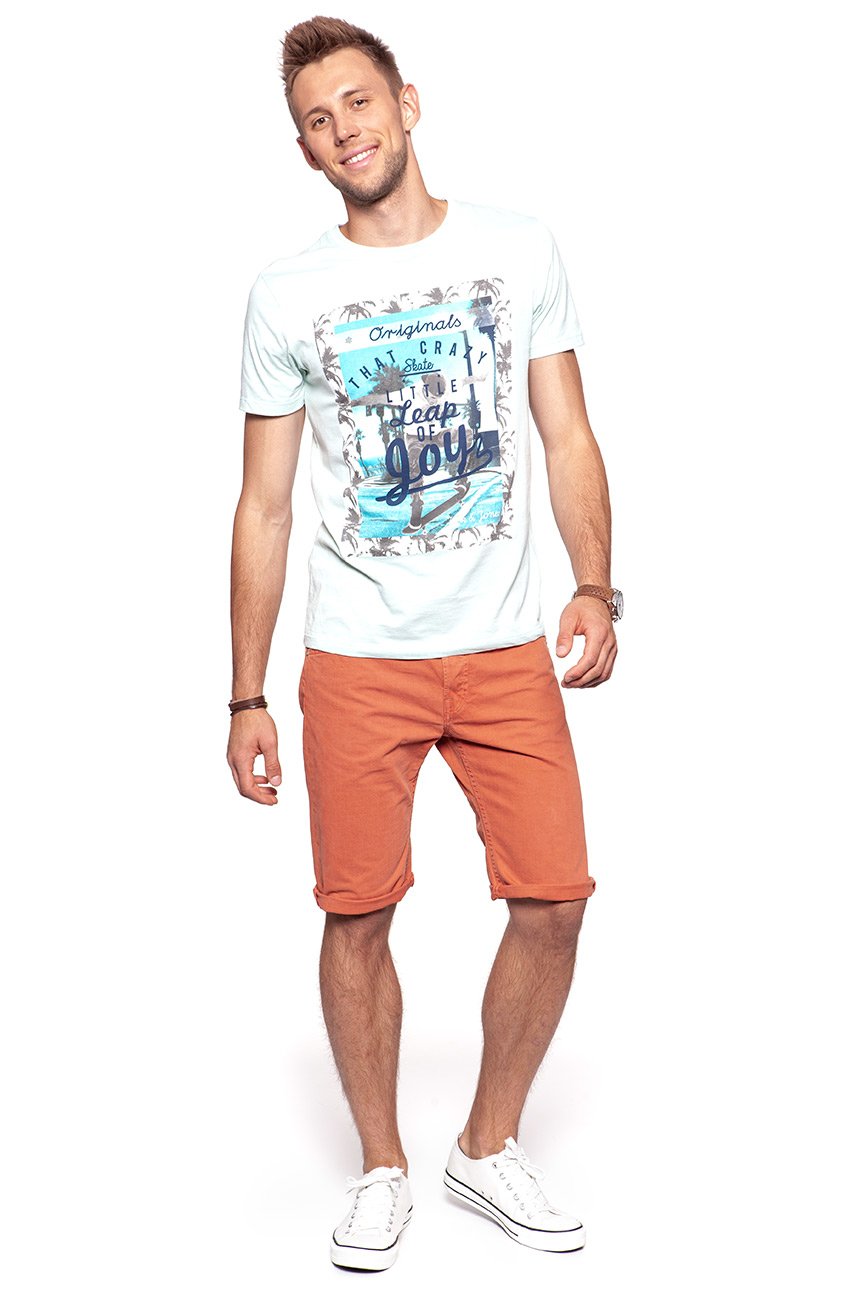 JACK & JONES T SHIRT CREW NECK SURF SPRAY 12116711