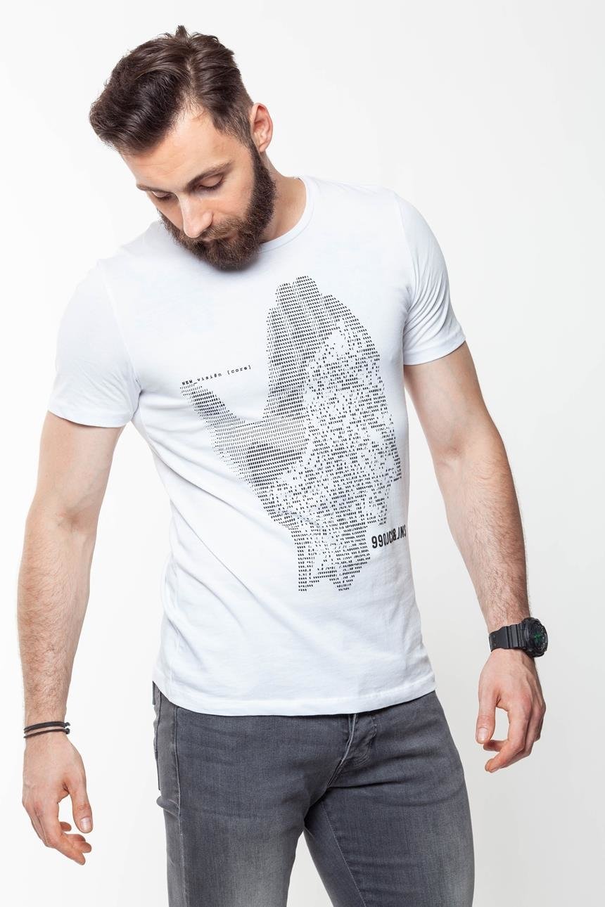 JACK & JONES T SHIRT BIAŁA 12141804