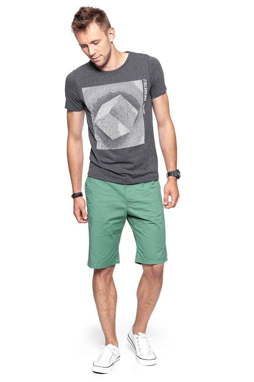 JACK & JONES T SHIRT SZARA KOSTKA 12141804