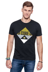 JACK & JONES T SHIRT CREW NECK CORE BLACK 12137973