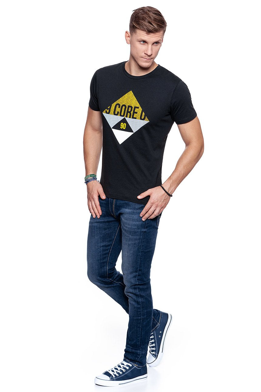 JACK & JONES T SHIRT CREW NECK CORE BLACK 12137973