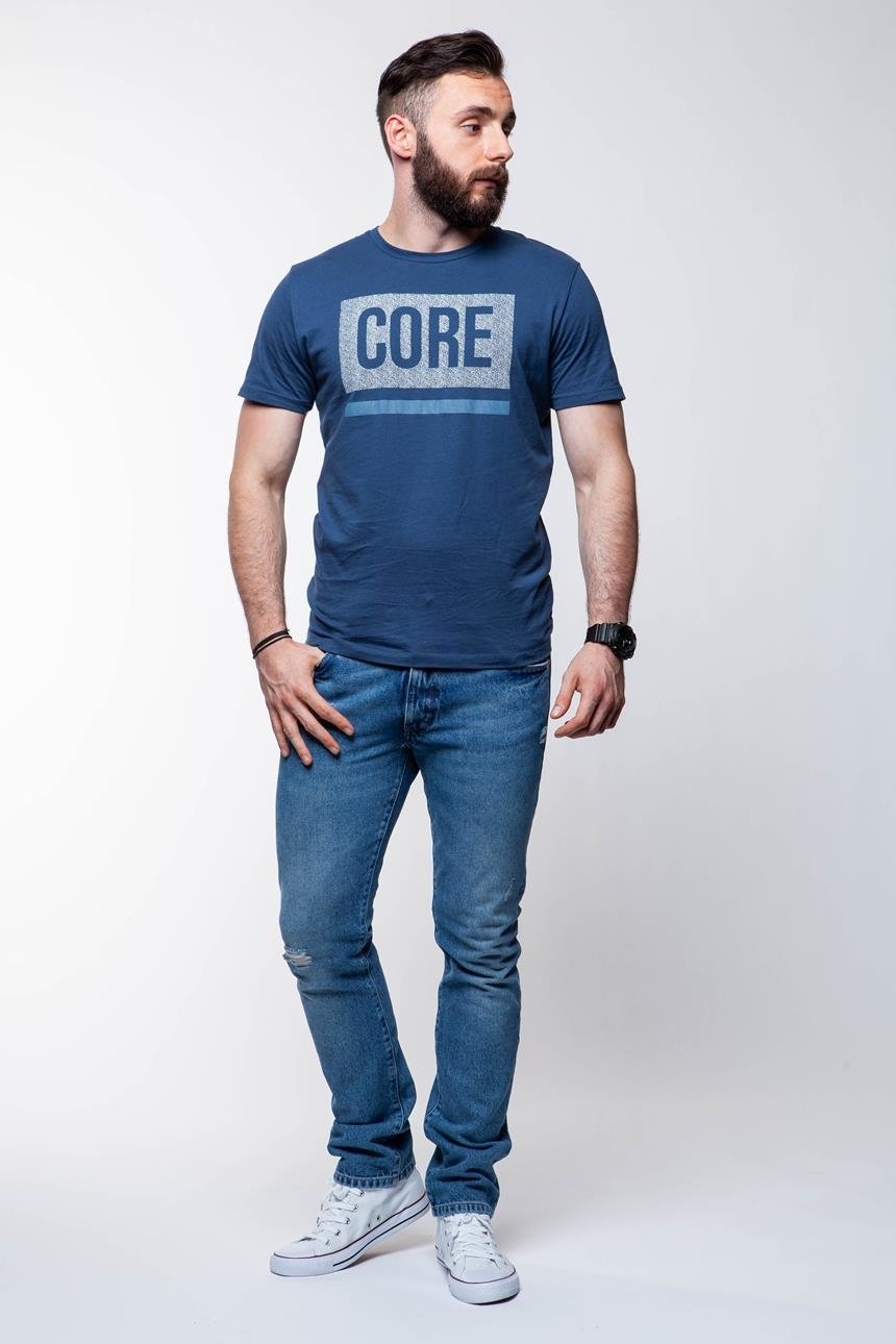 JACK & JONES T SHIRT GRANAT CORE 12137973      $