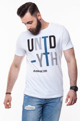 JACK & JONES T SHIRT CREW NECK UNTD WHITE 12137973