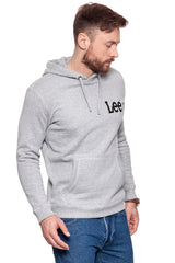 BLUZA MĘSKA LEE HOODIE GREY MELE L82WUB37