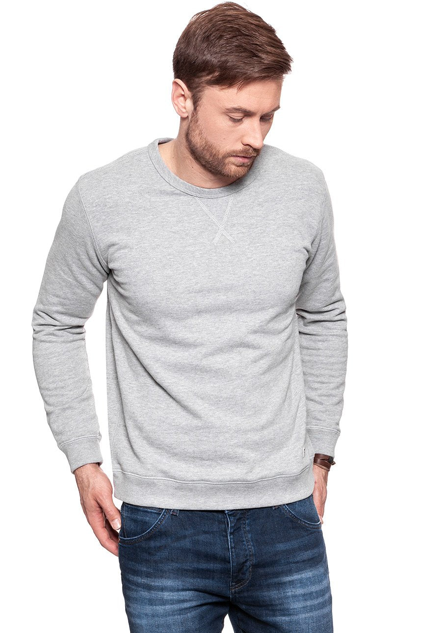 BLUZA MĘSKA LEE CREW SWEATSHIRT GREY MELE L82JUB37