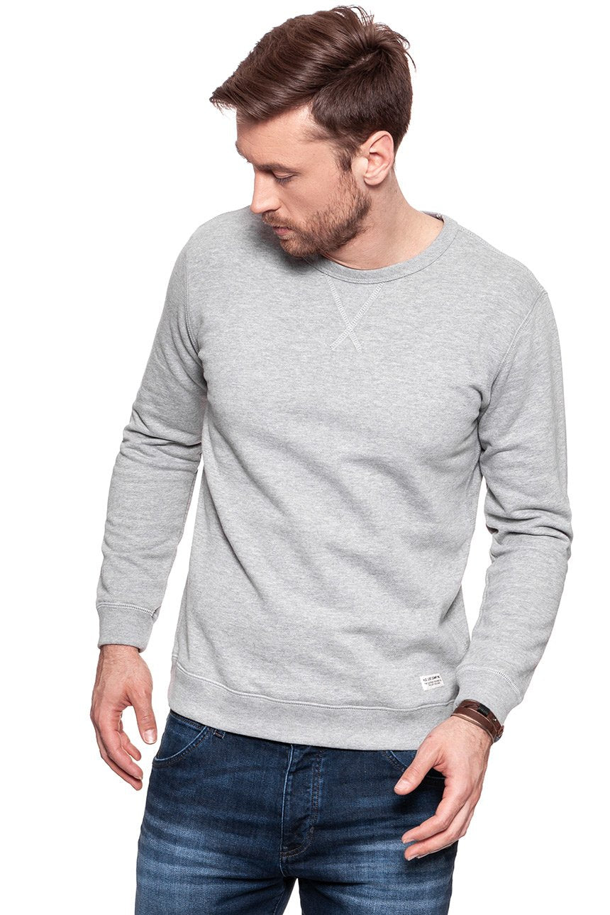 BLUZA MĘSKA LEE CREW SWEATSHIRT GREY MELE L82JUB37