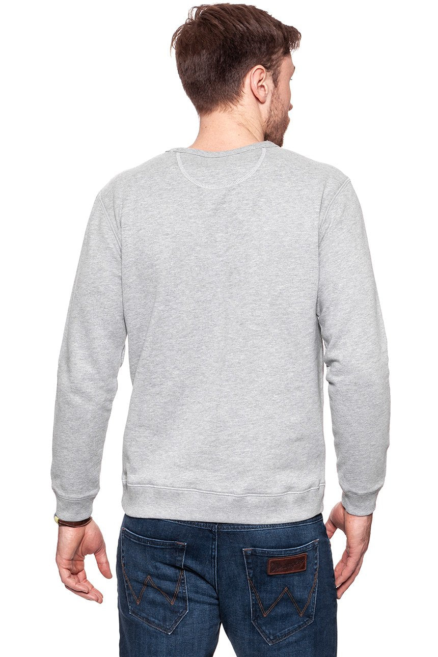 BLUZA MĘSKA LEE CREW SWEATSHIRT GREY MELE L82JUB37