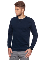 BLUZA MĘSKA LEE CREW SWEATSHIRT MIDNIGHT BLUE L82JUBDB