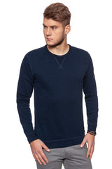 BLUZA MĘSKA LEE CREW SWEATSHIRT MIDNIGHT BLUE L82JUBDB