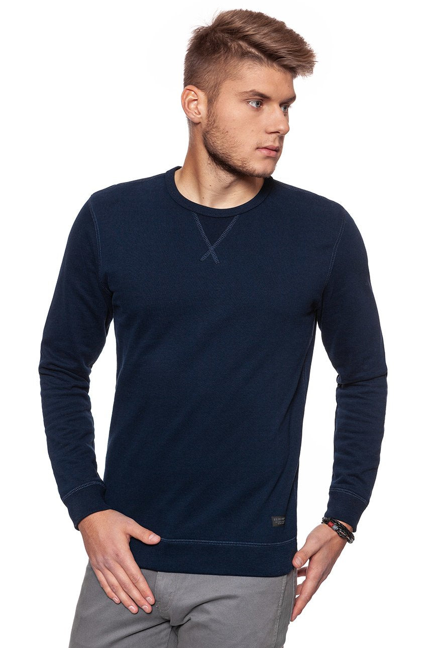 BLUZA MĘSKA LEE CREW SWEATSHIRT MIDNIGHT BLUE L82JUBDB