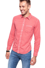 KOSZULA WRANGLER L/S 1 PKT SHIRT ROSE W5953LG39