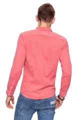 KOSZULA WRANGLER L/S 1 PKT SHIRT ROSE W5953LG39