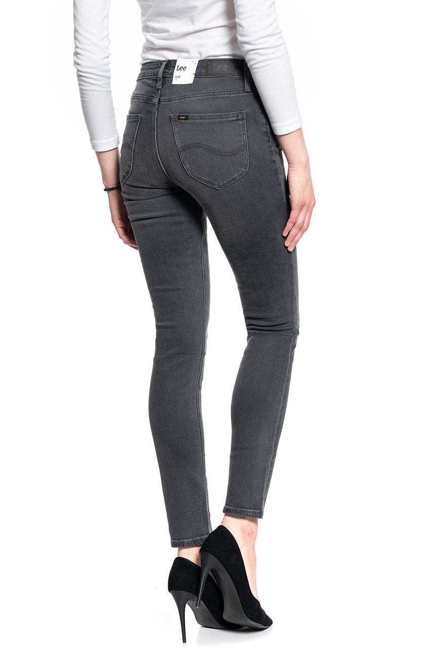 DAMSKIE SPODNIE JEANSOWE LEE ELLY BLACK FLOW L305CPRW