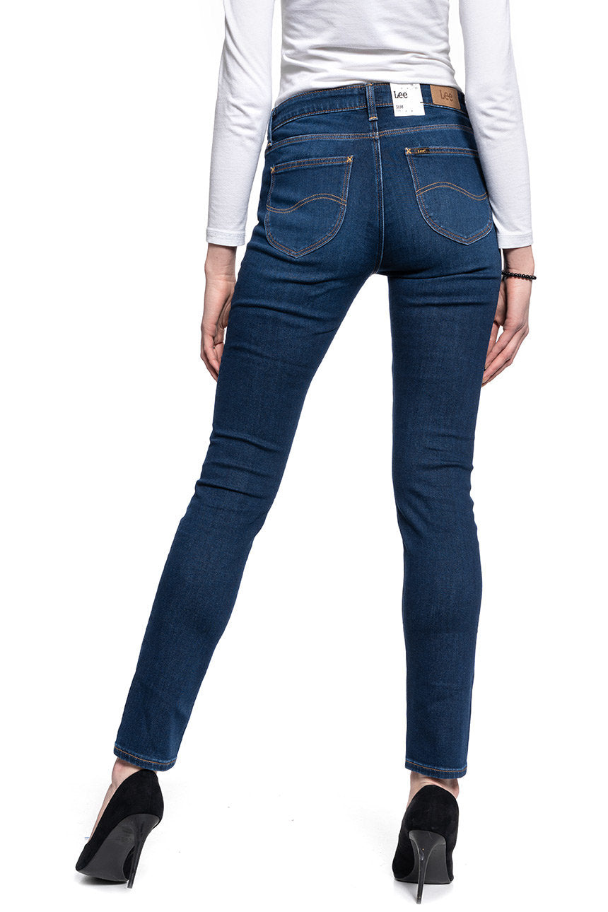 DAMSKIE SPODNIE JEANSOWE LEE ELLY DARK ROOK L305NOXE