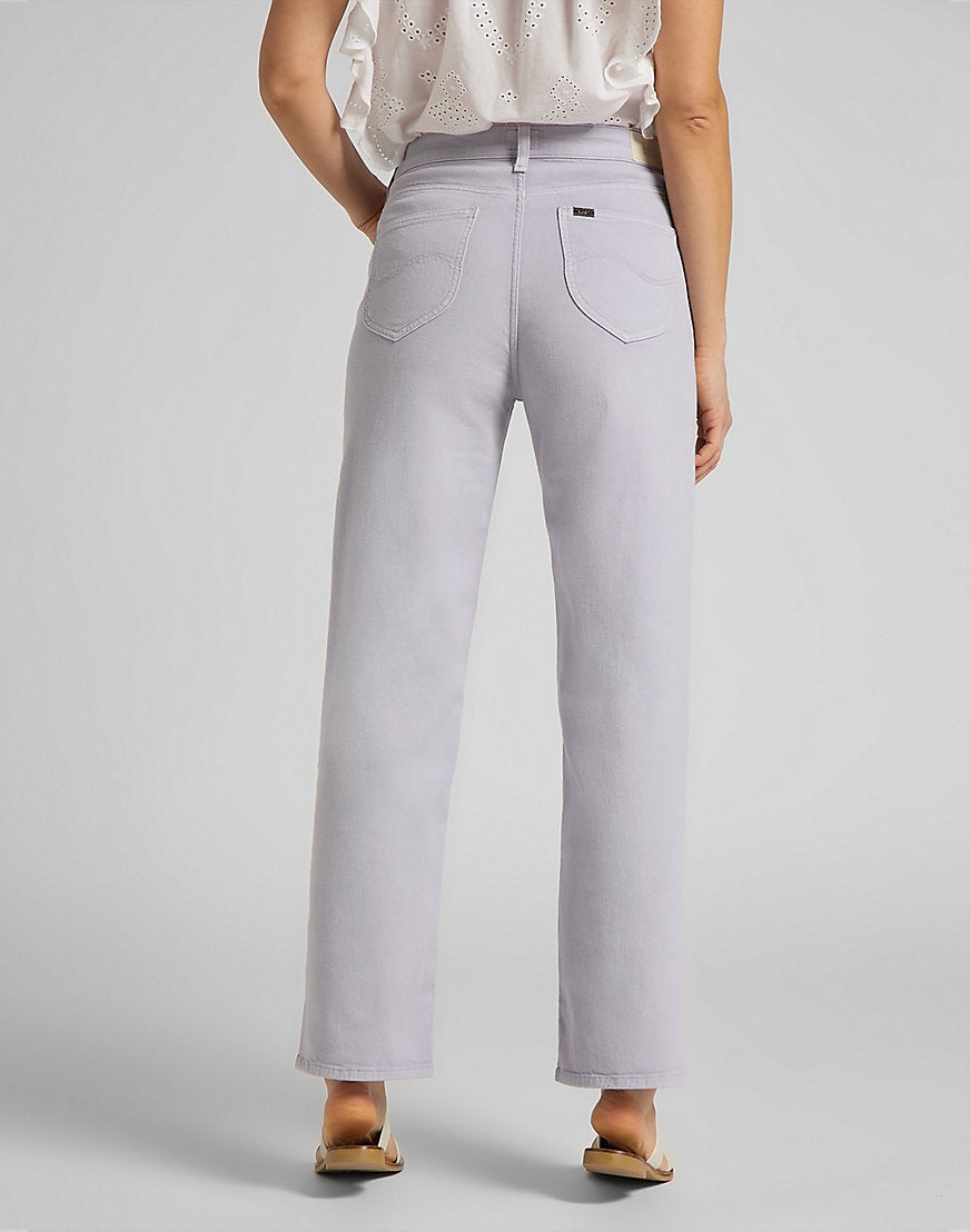 DAMSKIE SPODNIE JEANSOWE LEE WIDE LEG LILAC L30SQHCT