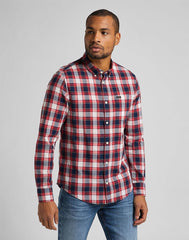 KOSZULA MĘSKA LEE BUTTON DOWN AURORA RED L880KSNV