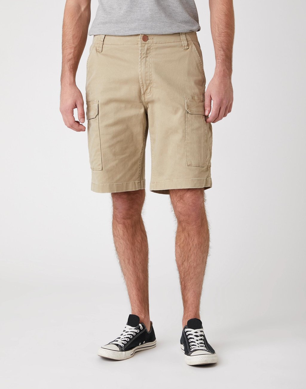 SPODENKI MĘSKIE WRANGLER CASEY CARGO SHORTS SADDLE W1C350327