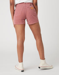 SPODENKI DAMSKIE WRANGLER MOM SHORT DUSTY ROSE W22DZNX97