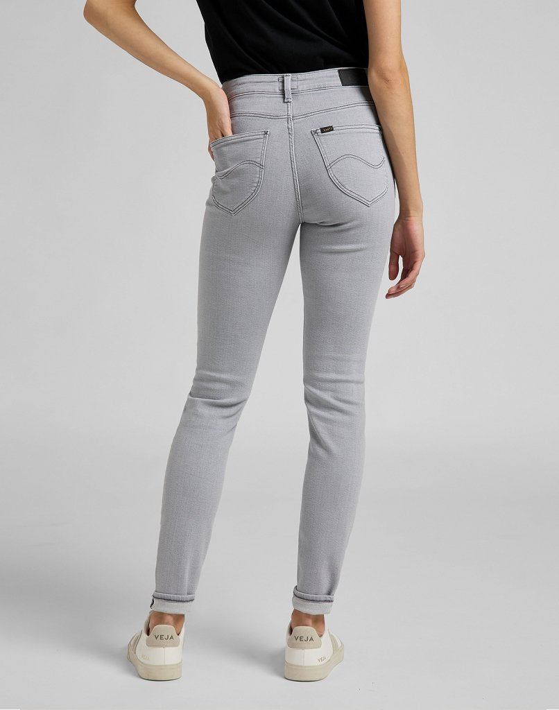 DAMSKIE SPODNIE JEANSOWE LEE Scarlett High LIGHT GREY L626SXCM