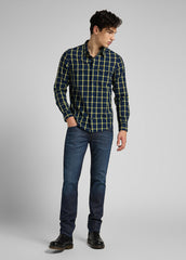 KOSZULA MĘSKA  LEE RIDER SHIRT LEMON L856KRQG