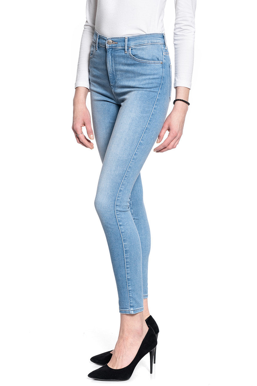 SPODNIE DAMSKIE WRANGLER HIGH RISE SKINNY SOFT CLOUD W27HZI29R