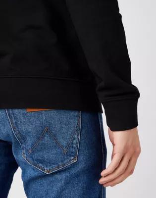 MĘSKA BLUZA WRANGLER PRIDE SWEAT BLACK  W655HA100