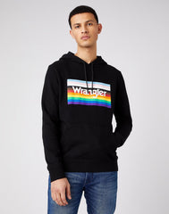 MĘSKA BLUZA WRANGLER PRIDE SWEAT BLACK  W655HA100