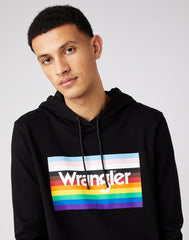 MĘSKA BLUZA WRANGLER PRIDE SWEAT BLACK  W655HA100