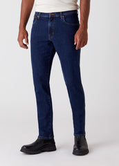 MĘSKIE SPODNIE JEANSOWE WRANGLER TEXAS TAPER BLUE STORM W12TLQ36P