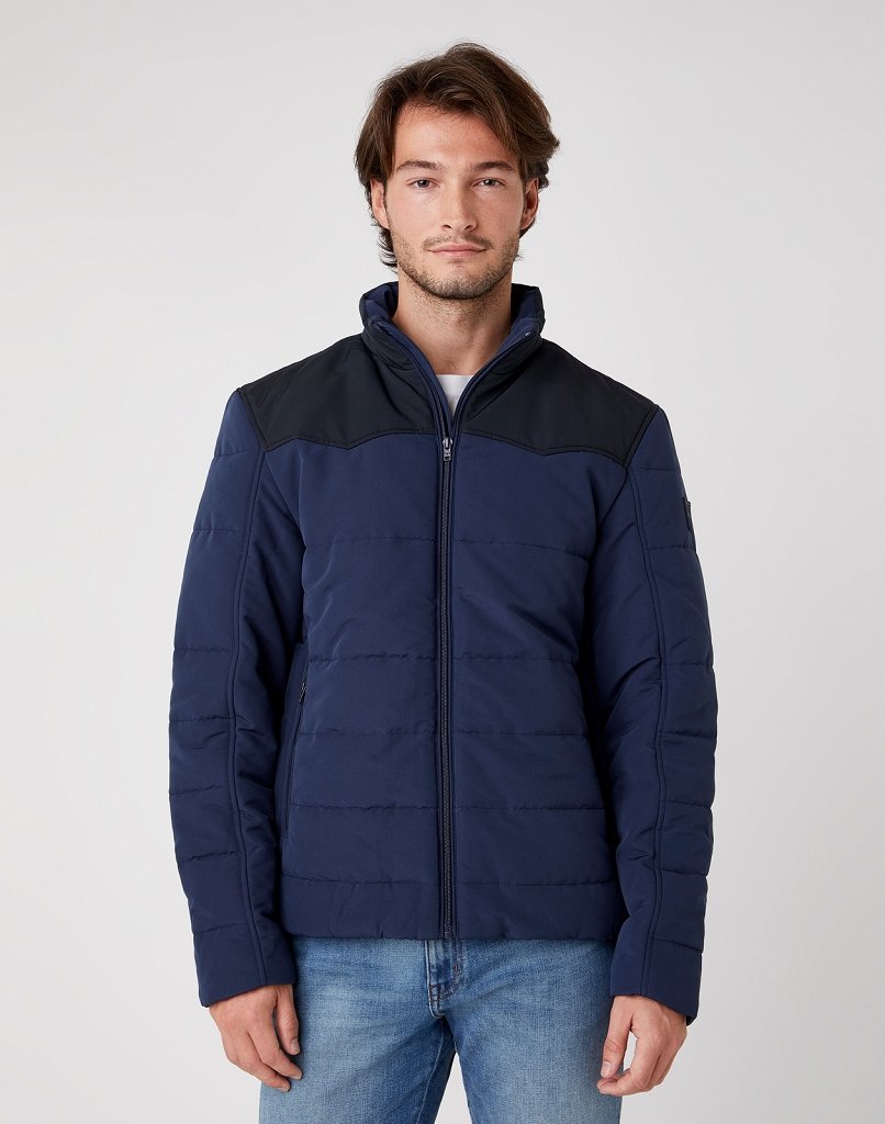 KURTKA PRZEJŚCIOWA WRANGLER TRANSITIONAL PUFFER NAVY W4E2WW114