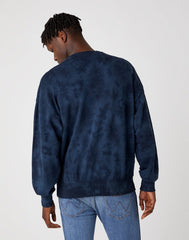 MĘSKA BLUZA WRANGLER CREW NAVY W6E4HA114