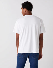 MĘSKI T-SHIRT WRANGLER SS SEASONAL TEE REAL WHITE W7ADGFXW1