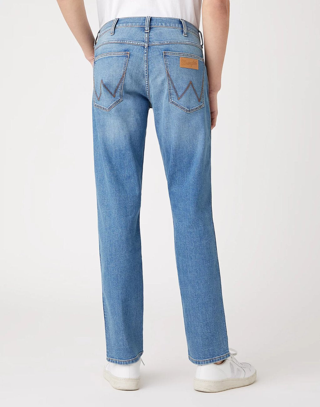 MĘSKIE SPODNIE JEANSOWE WRANGLER GREENSBORO HEMPTOWN W15QC427P