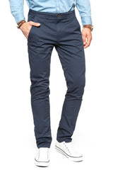 MĘSKIE SPODNIE MATERIAŁOWE WRANGLER CHINO NAVY W14LOO49I