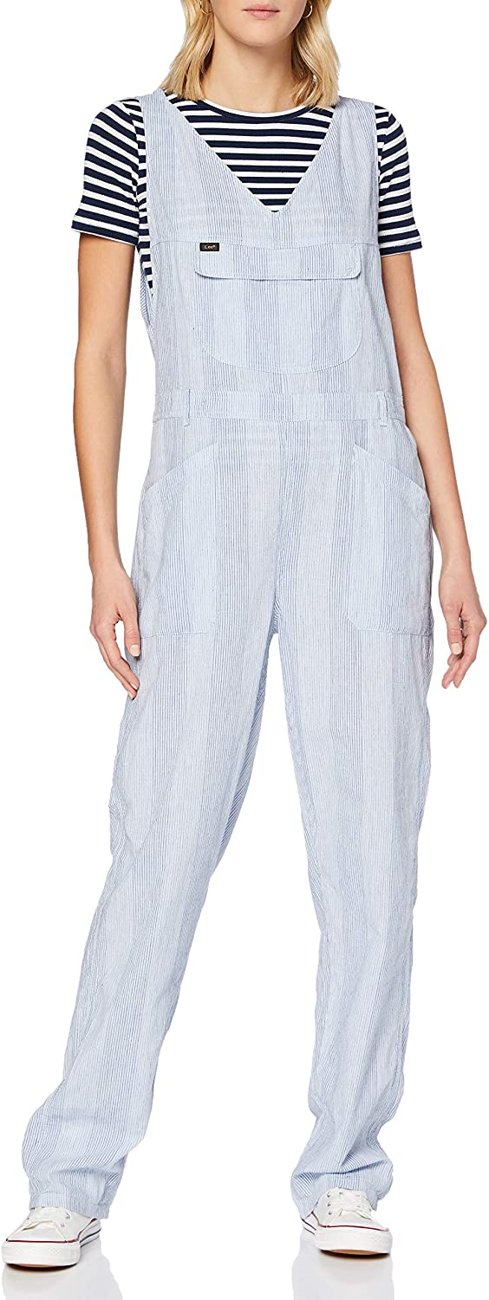 DAMSKI KOMBINEZON LEE PIPES JUMPSUIT SUMMER BLUE L39OIZNJ